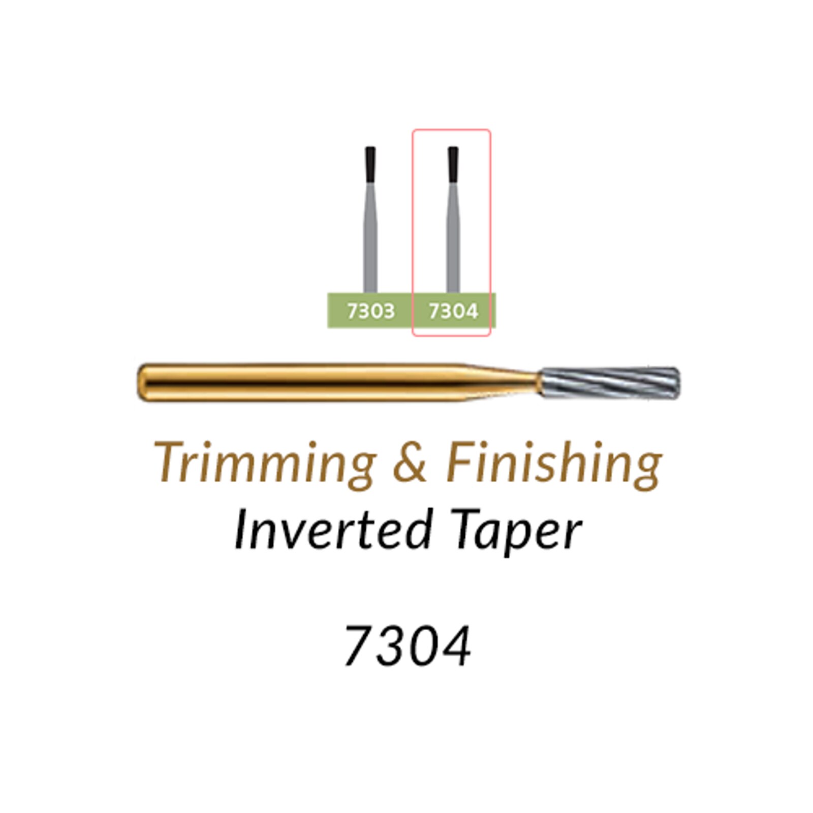 Trimming & Finishing Carbide Burs FG 7304 10/Pk product image
