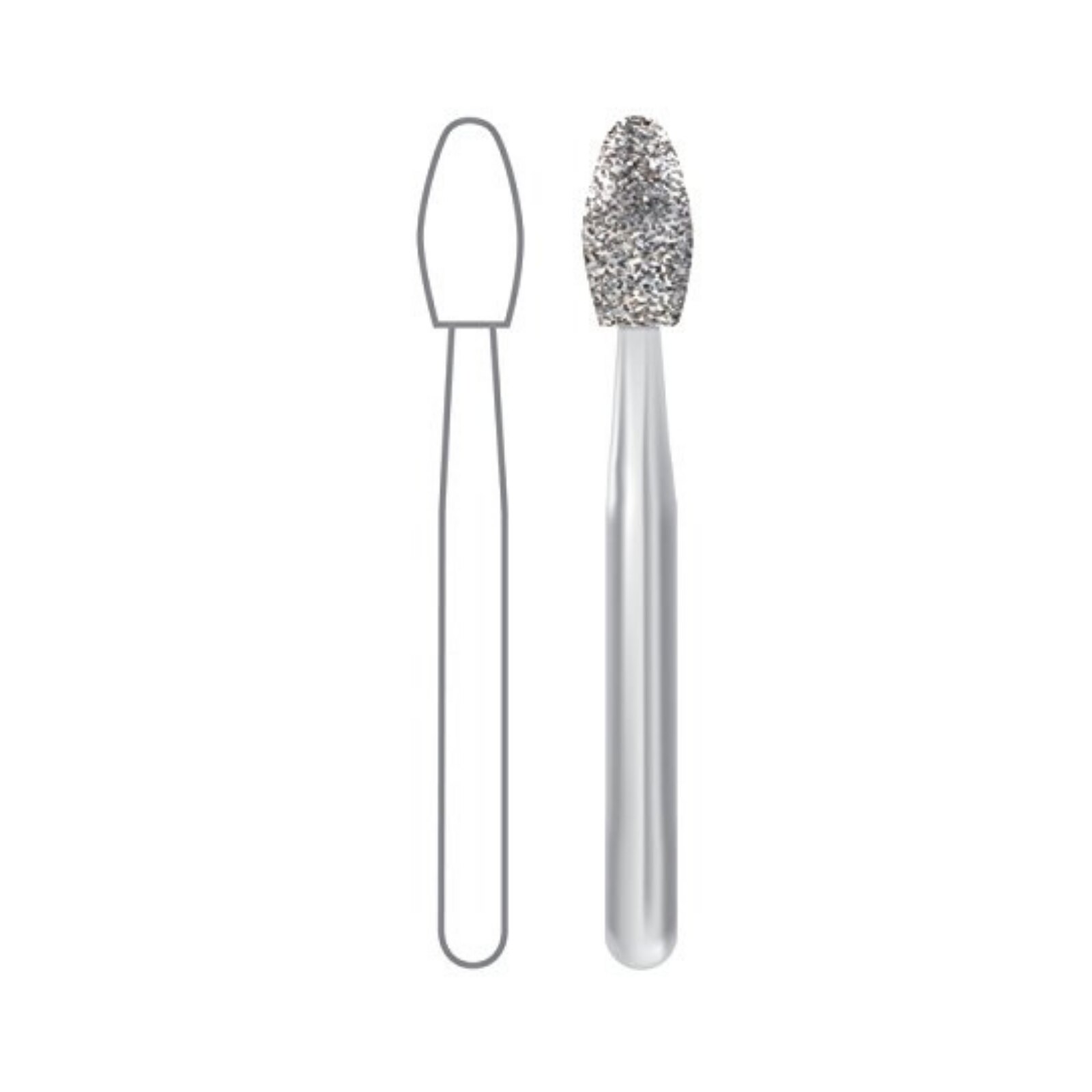 Diamond Bur Friction Grip Coarse 379-023C 5/Pk thumbnail 10