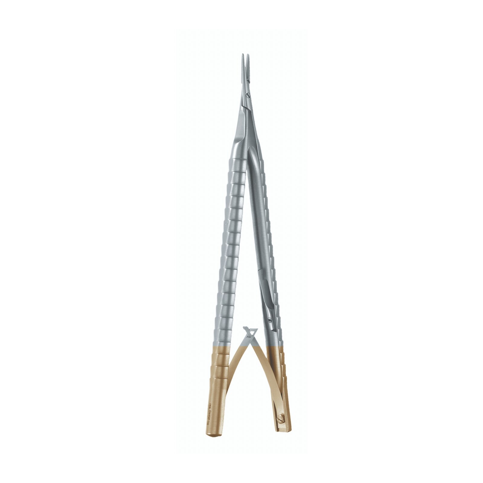 Needle Holder Castroviejo Curved Stainless Steel Ea product image