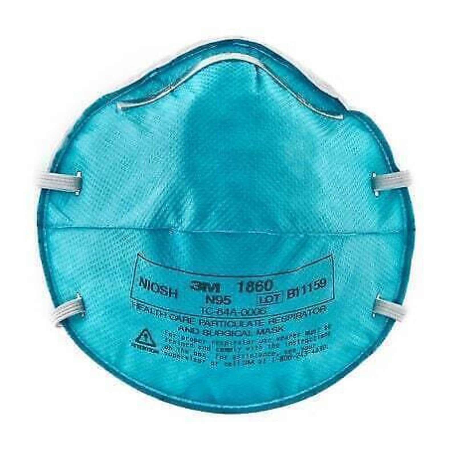 3M Particulate Respirator 1860, N95, 20/Box thumbnail 2