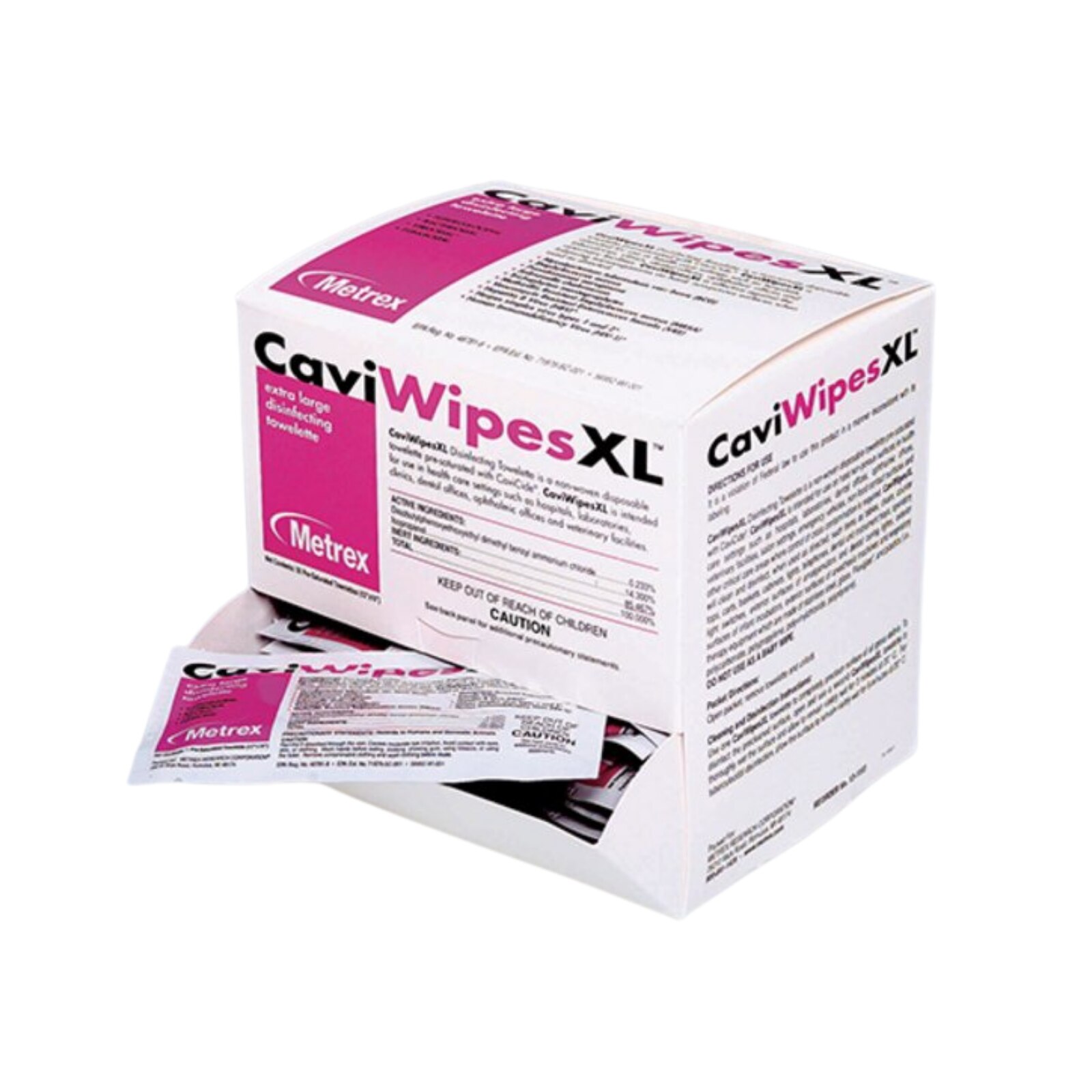 CaviWipes1 Surface Disinfectant X-Large Individually Wrapped 50/Bx product image
