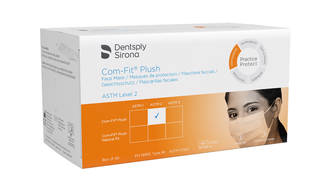 Sultan - Com-Fit Plush Masks CFP-2 White 40/Bx ASTM 2 product image