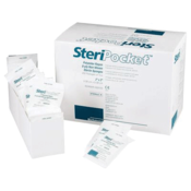 SteriPocket Rayon/Poly Nonwoven Sterile 2x2 8-Ply 2/Pk x 200 Pks/Box