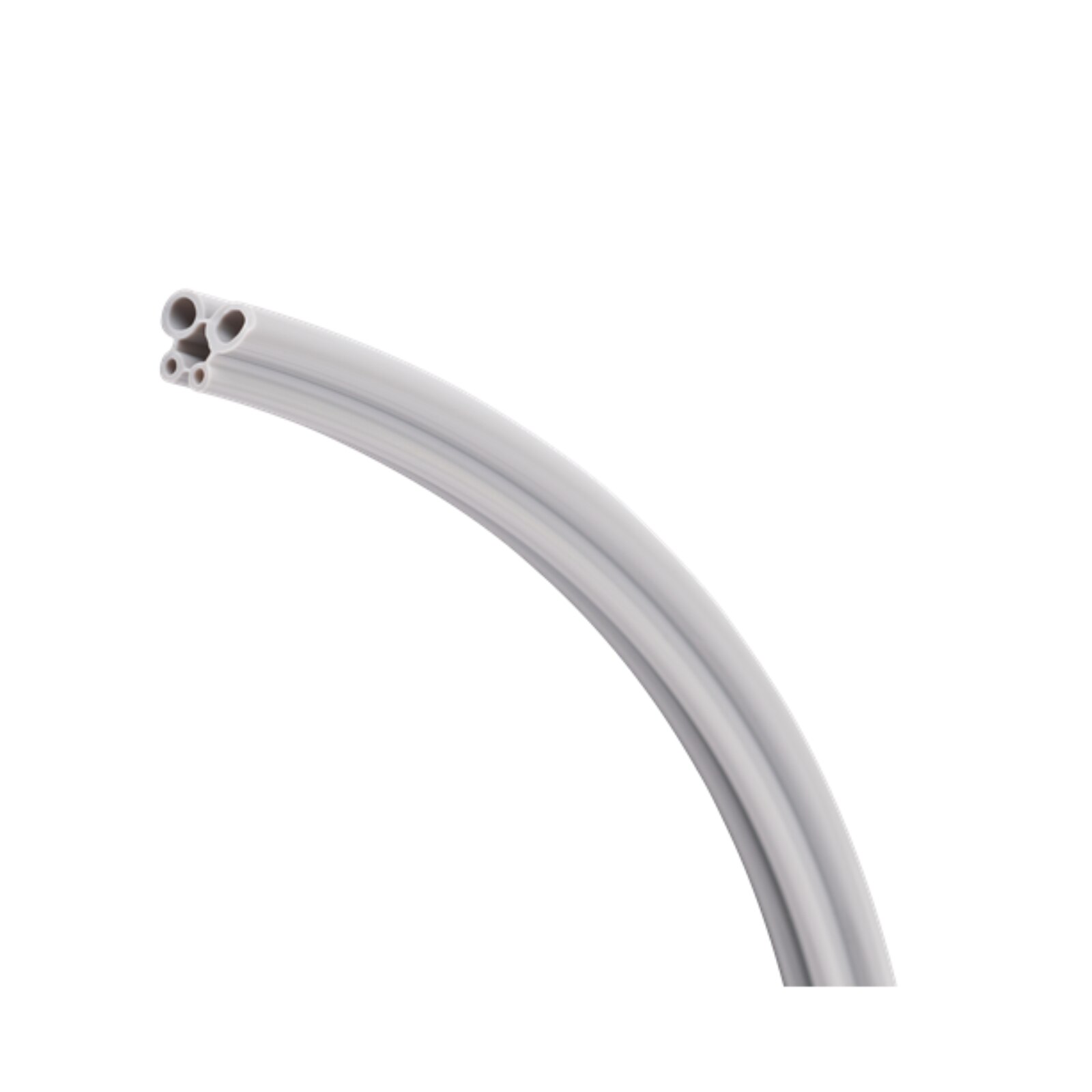 HP Tubing 4 Hole Straight 100'/Roll Gray product image