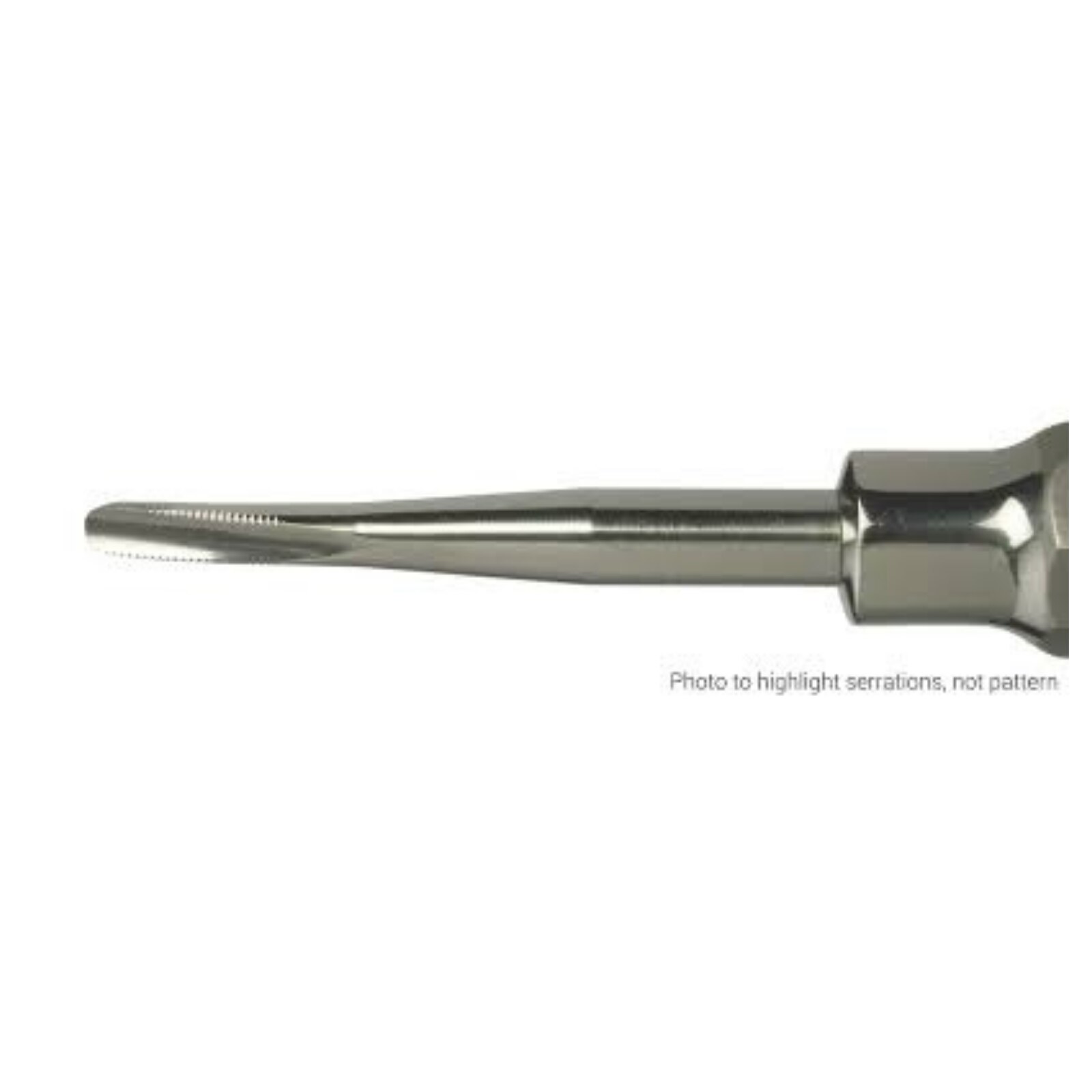 Surgical Elevator Size 34S Straight Serrated Gouge/Seldin Single End Ea thumbnail 2