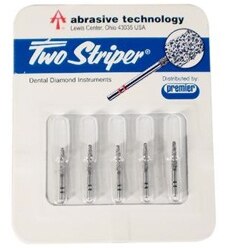 Two Striper Diamond Bur Friction Grip Very Fine 700.9VF 5/Pk thumbnail 6