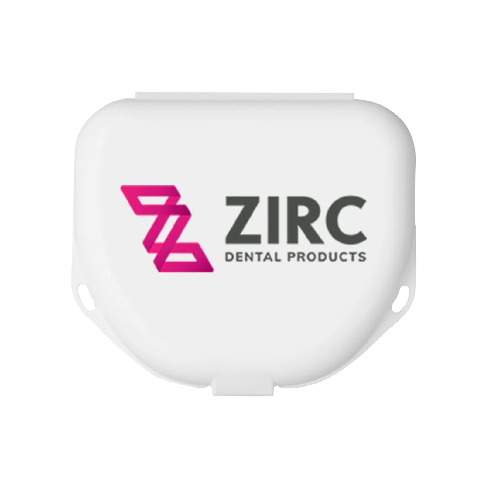 Imprinted Retainer Box 1.5 in White 144/Pk thumbnail 2