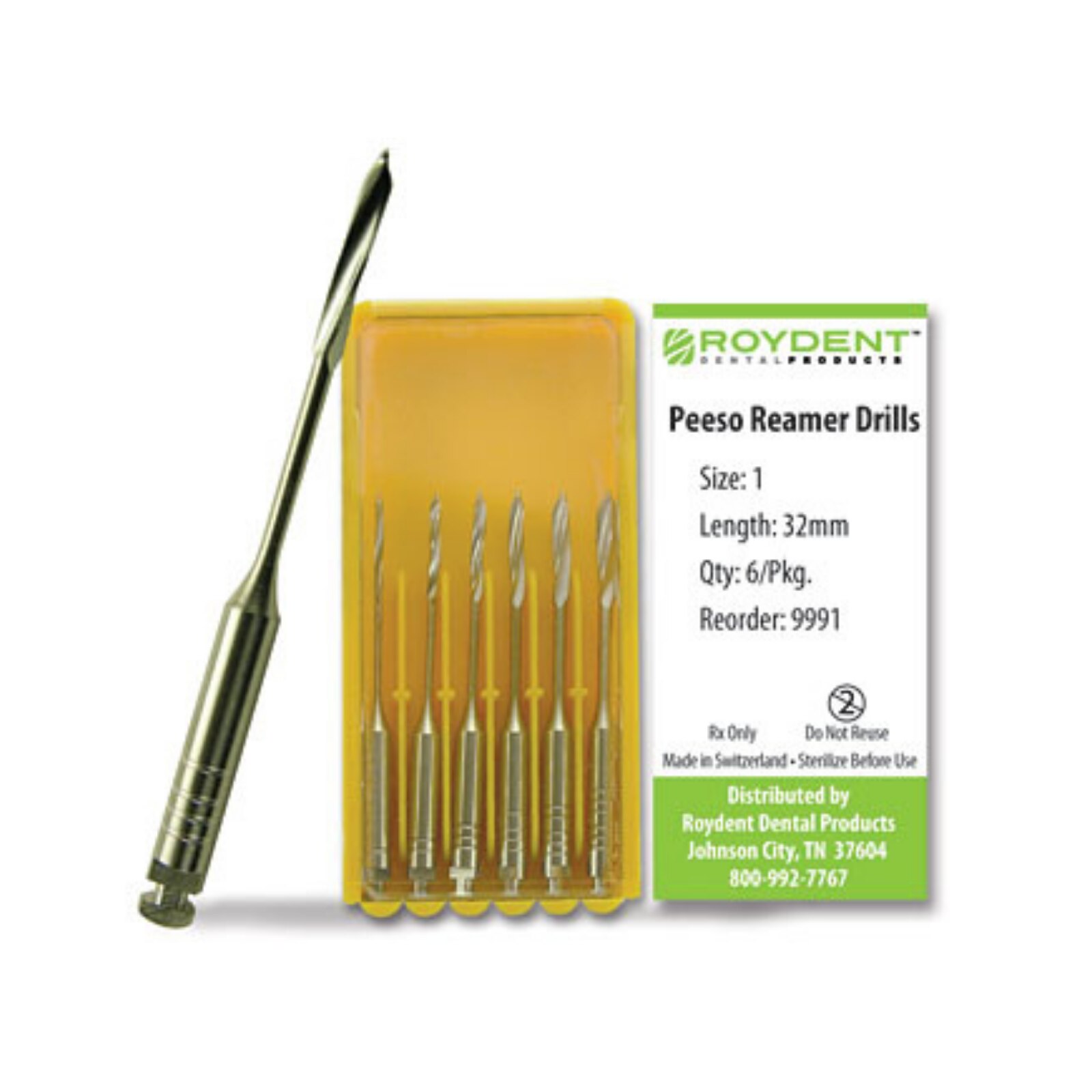 Peeso Reamer 32 mm Size 1 6/Bx product image