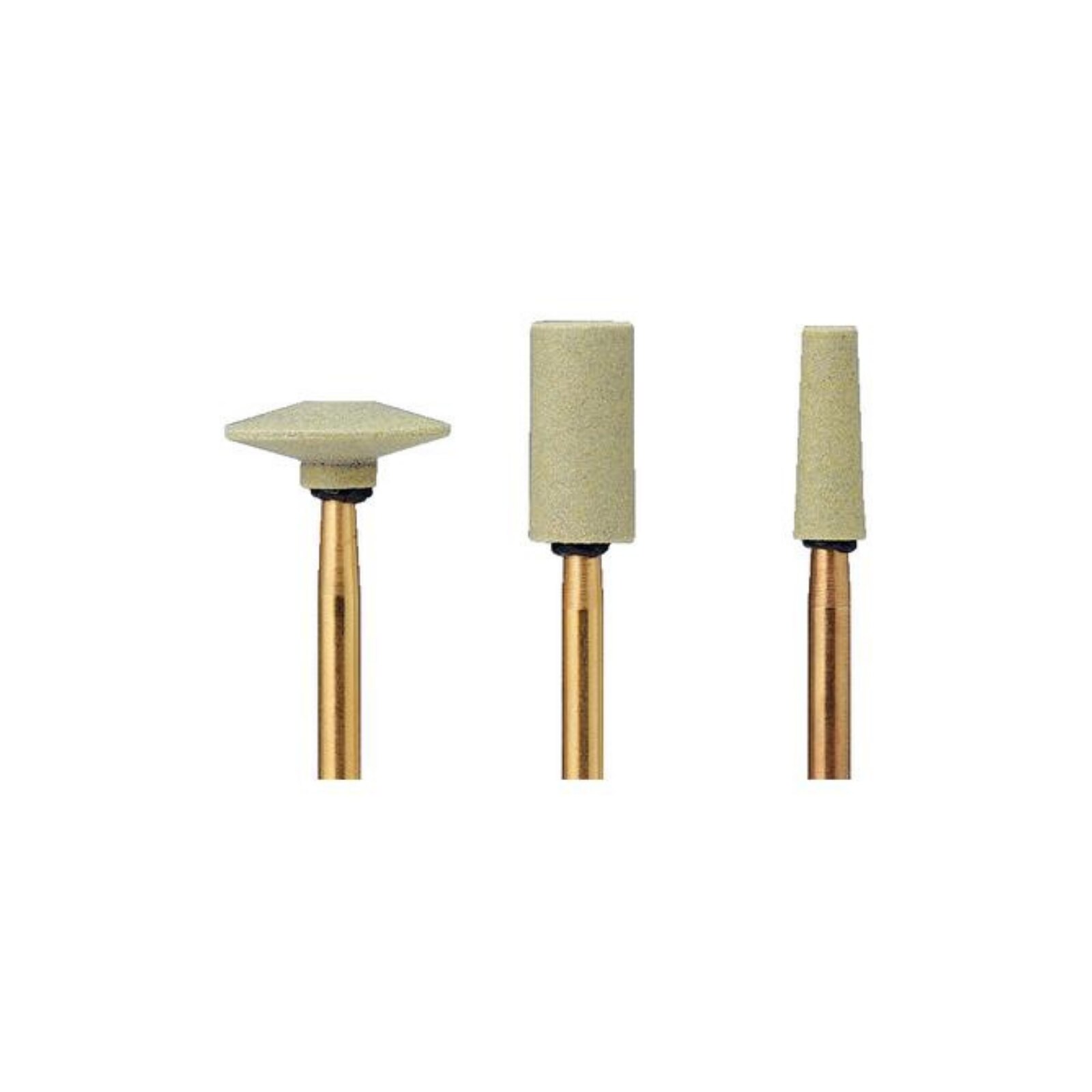 Dura-Green DIA Stones CA Assorted 3/Pk, 0166 - Dura-Green DIA Stones CA Assorted 3/Pk, 0166 - Image 1