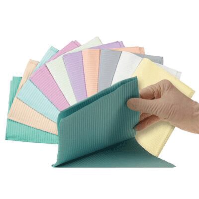 PolyBack Patient Bibs, 3-Ply, 13" x 19", White, 500/Pk, WPXWH thumbnail 9