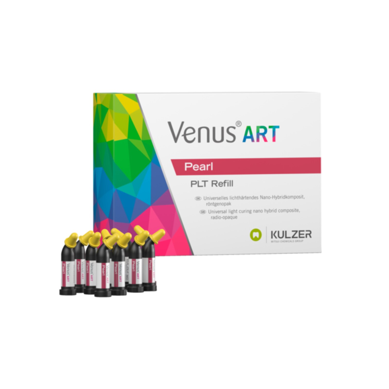 Venus Pearl Nanohybrid Bulk Fill, Light-Cure, PLT Refill, Universal Viscosity, 0.2 g, Opaque Medium Chromatic, 10/Pk, 66048165 thumbnail 9
