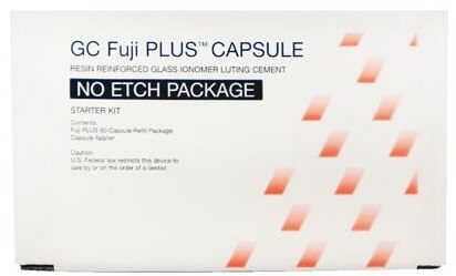 GC Fuji PLUS Glass Ionomer Capsules Cement White No-Etch Starter Package Ea thumbnail 9