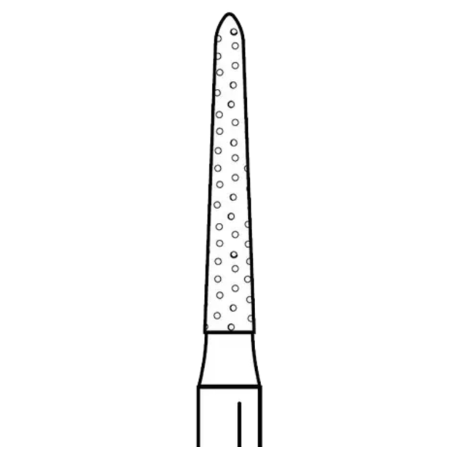Two Striper Diamond Burs, FG, Curettage K, 764.8, 1.4 mm, Coarse, Green, 5/Pk, 2015978 thumbnail 5