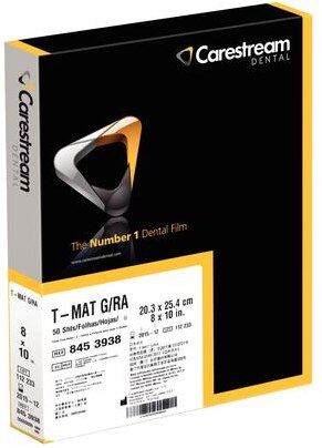 T-Mat G Cephalometric / TMJ Film TMG-1 8 in x 10 in 50/Bx thumbnail 10