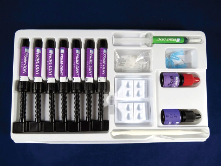Primedent Hybrid Composite 7 Syringe Kit 001-010 thumbnail 2