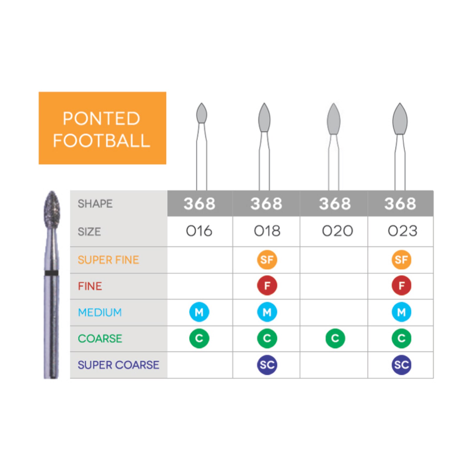 Football Diamonds 368-018C 6/Pk product image