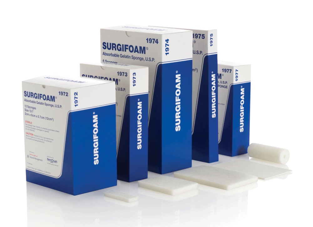 Surgifoam Hemostatic Gelatin Sponge 2cmx6cmx7mm thumbnail 10