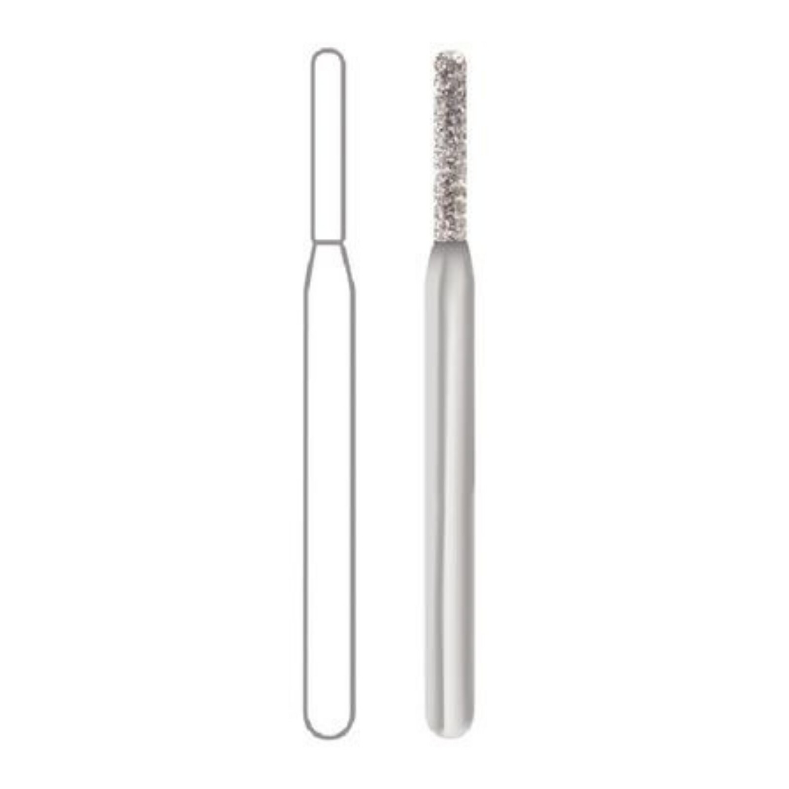 Diamond Bur Friction Grip Fine KS0-010F 5/Pk thumbnail 4