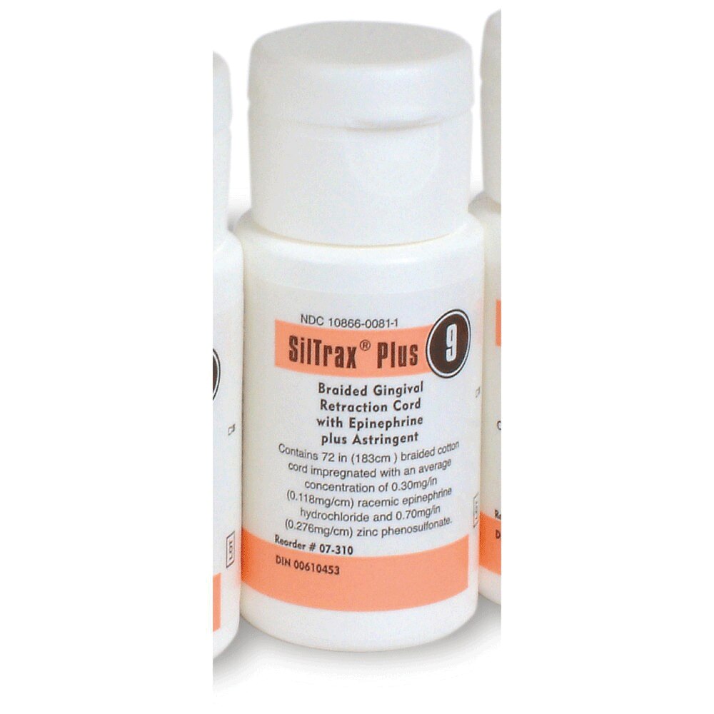 SilTrax Plus Braided Retraction Cord, # 10/2, Thick, 1/Pk, 07-320 thumbnail 6