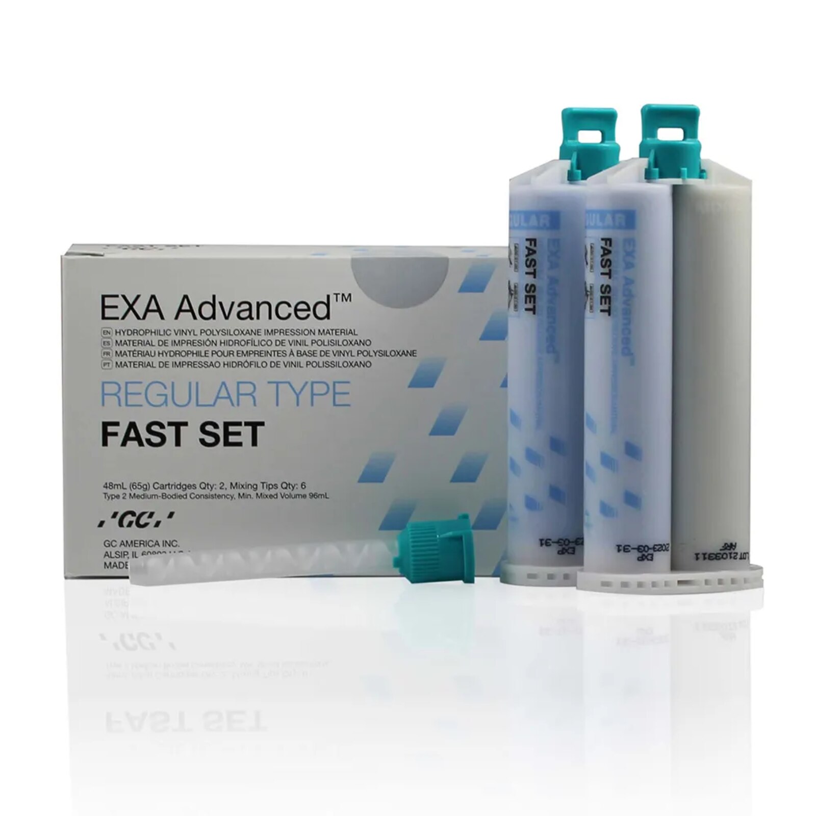 EXA ADVANCED Impression Material Cartridge Fst Set 48 mL Regular Bulk Pack 32/Pk thumbnail 10