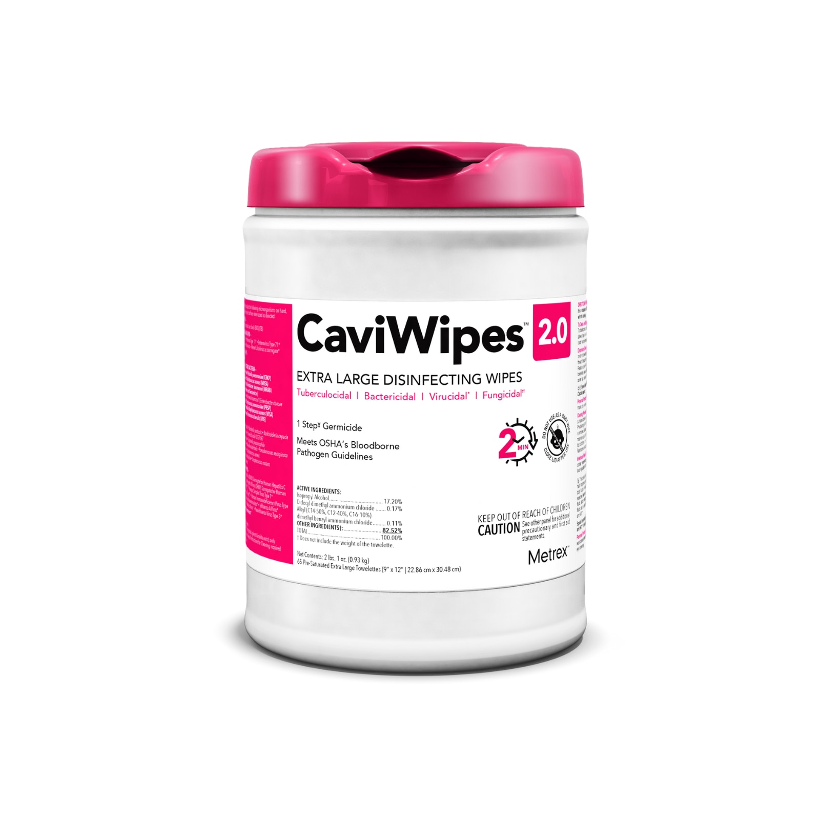 CaviWipes 2.0 X-Large 65/Can x 12/Cs product image