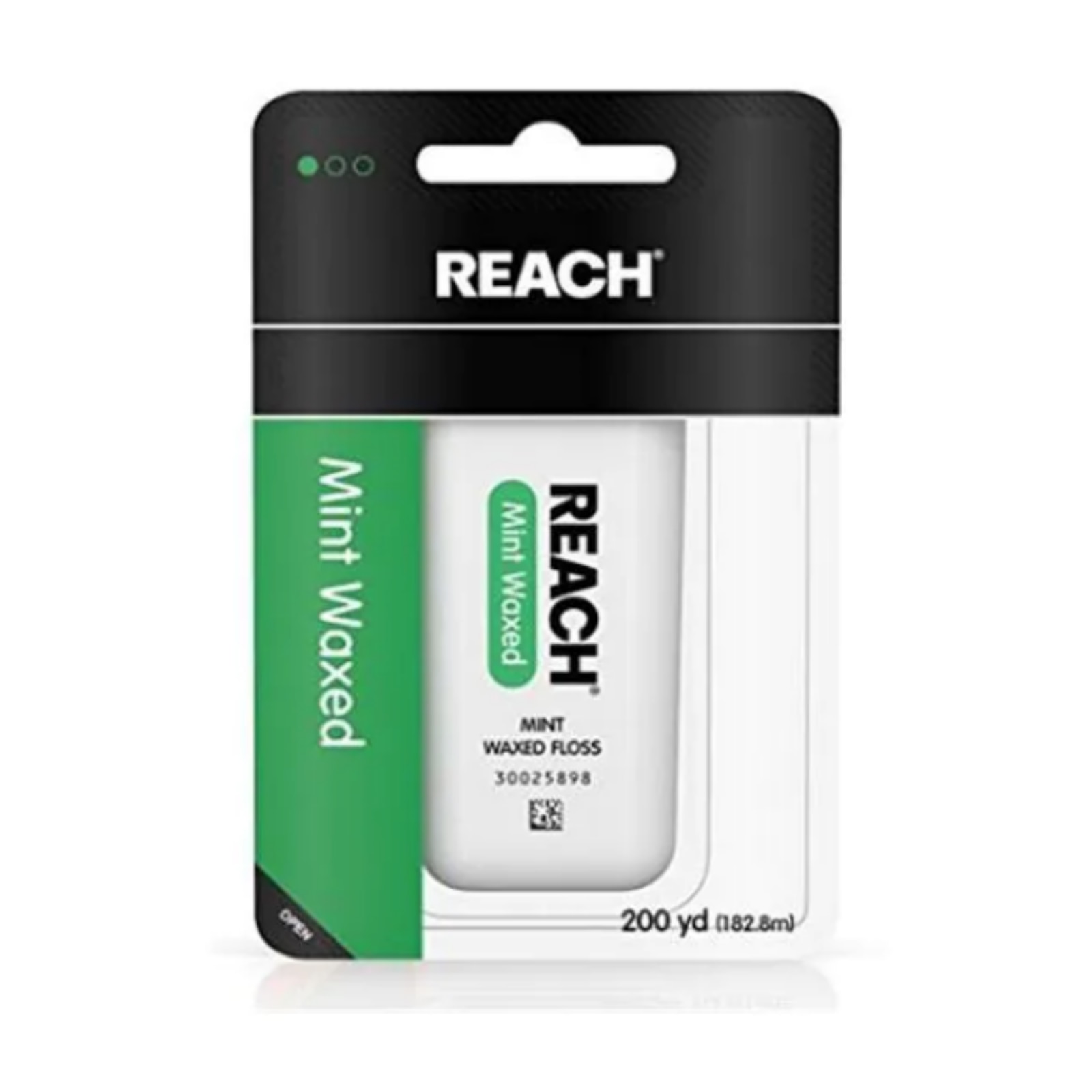 Reach - Waxed Mint Floss, 200 yd w/dispenser (1/Pc) - Reach - Waxed Mint Floss, 200 yd w/dispenser (1/Pc) - Image 1