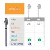 Sabur Barrel Diamond 811-037C 10/Pk