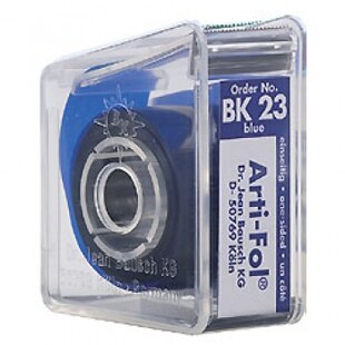 Arti-Fol I Ultra-Thin One-Sided Articulating Film, 8 microns, 22 mm x 20 m, Blue, 1 Roll/Pk, BK23 product image