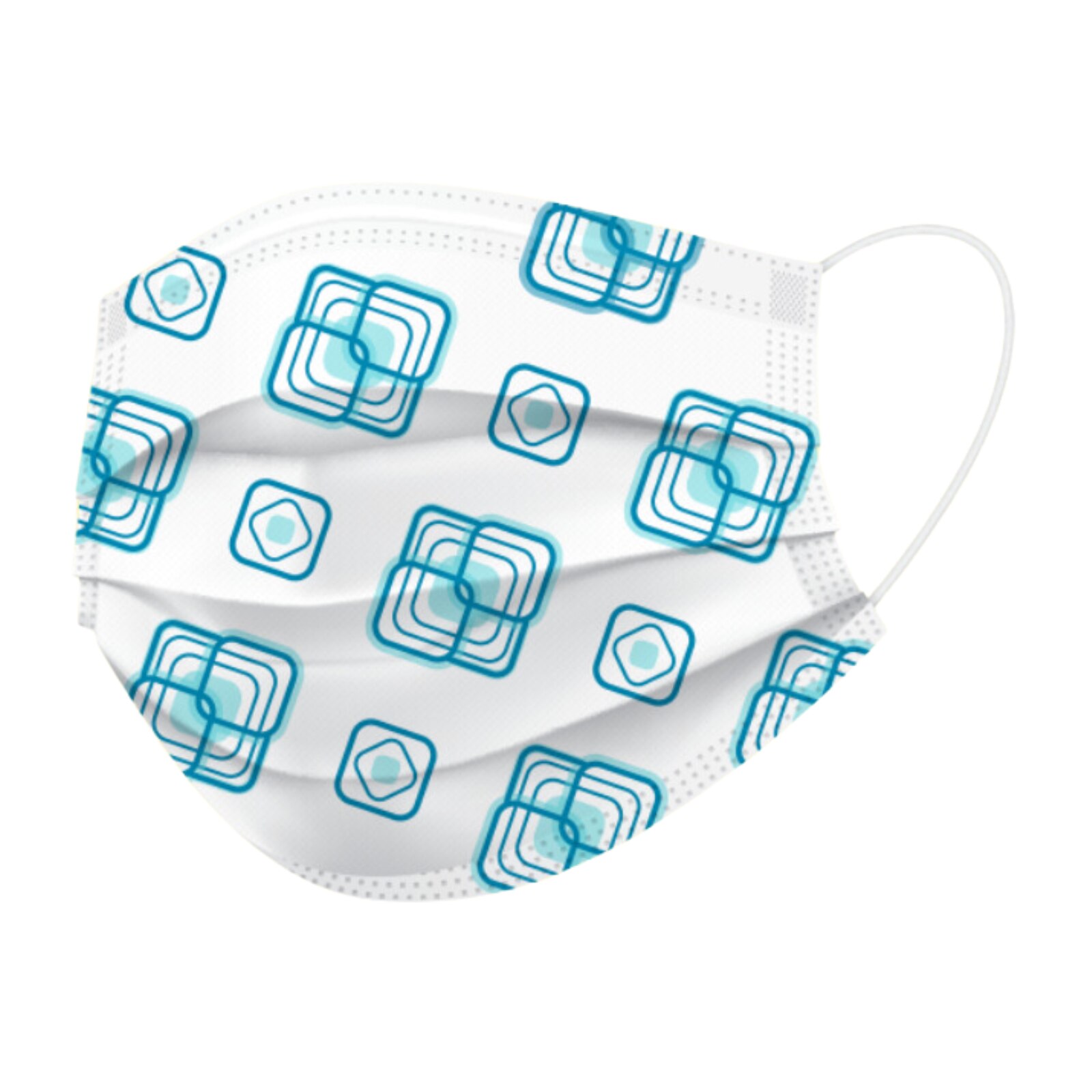 BeeSure Naturals Masks Glacier Blue 50/Bx x 8/Cs ASTM 3 - BeeSure Naturals Masks Glacier Blue 50/Bx x 8/Cs ASTM 3 - Image 1