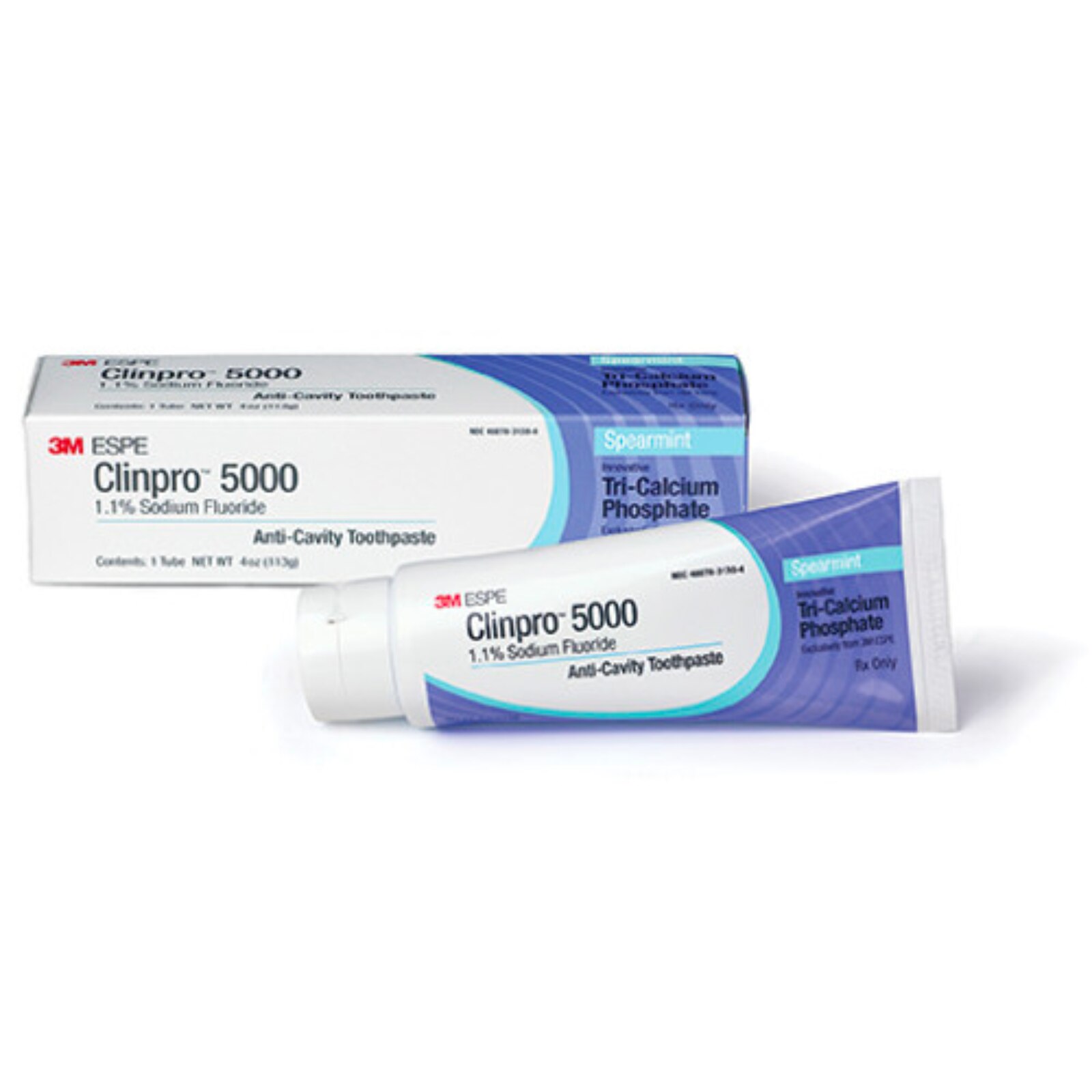 3M™ Clinpro™ 5000 Toothpaste 1.1% Sodium Fluoride Spearmint 4oz/Tb product image
