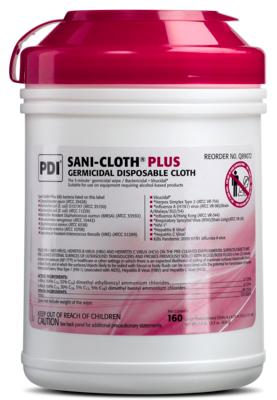 Sani-Cloth Plus Germicidal Cloth Large Canister 160/Cn thumbnail 12