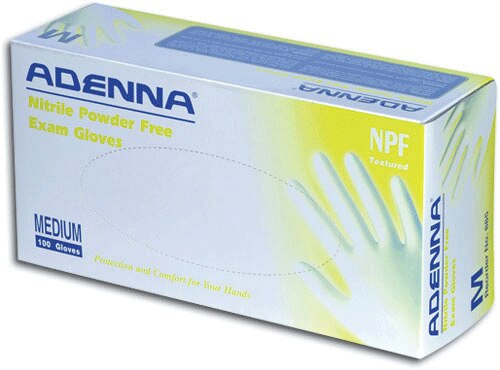 Adenna NPF Nitrile Exam Gloves, Powder-Free, Large, 100/Box, NPF886 product image