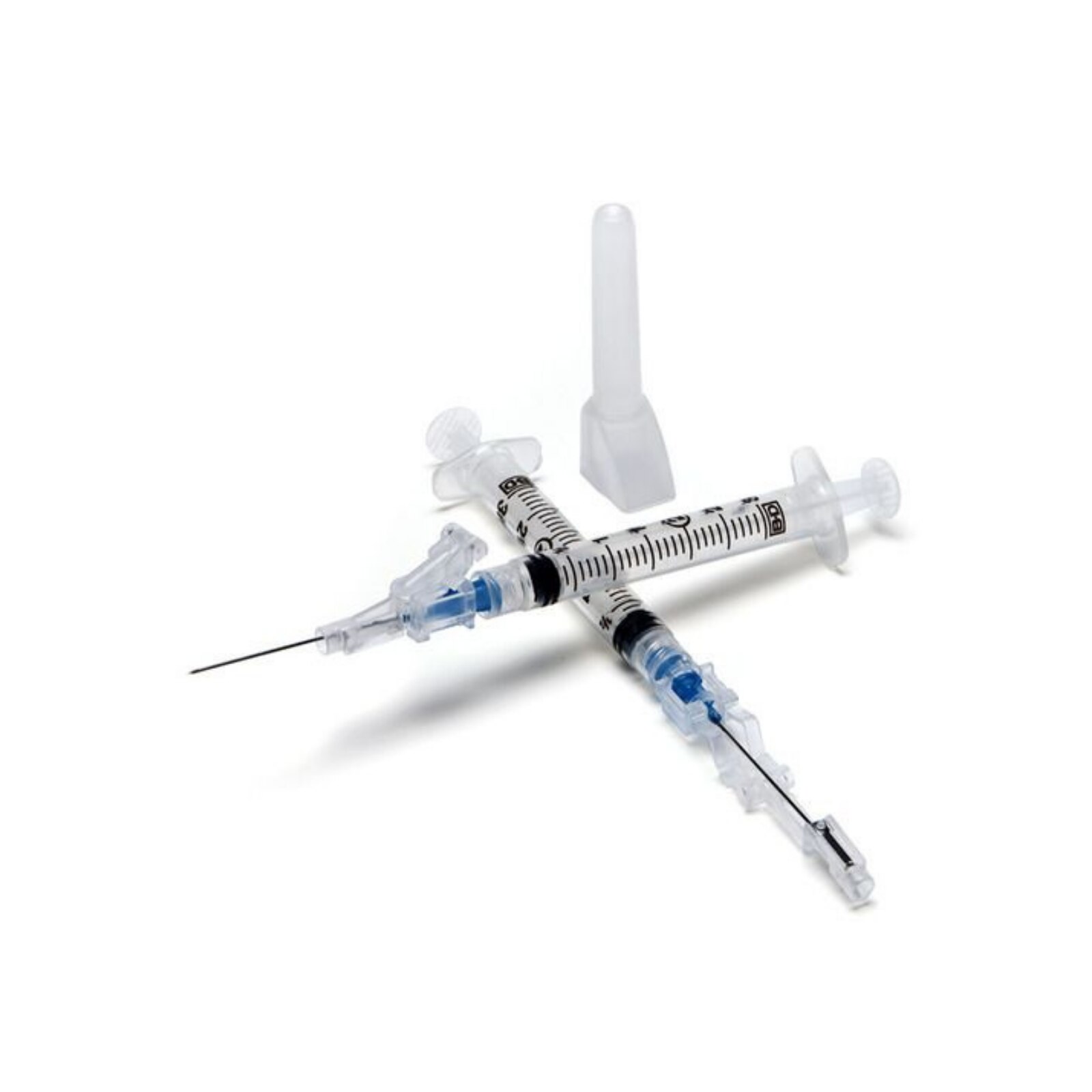 SafetyGlide Hypodermic Needle 25gx5/8" Blue Safety Low Dead Space 50/Bx thumbnail 2