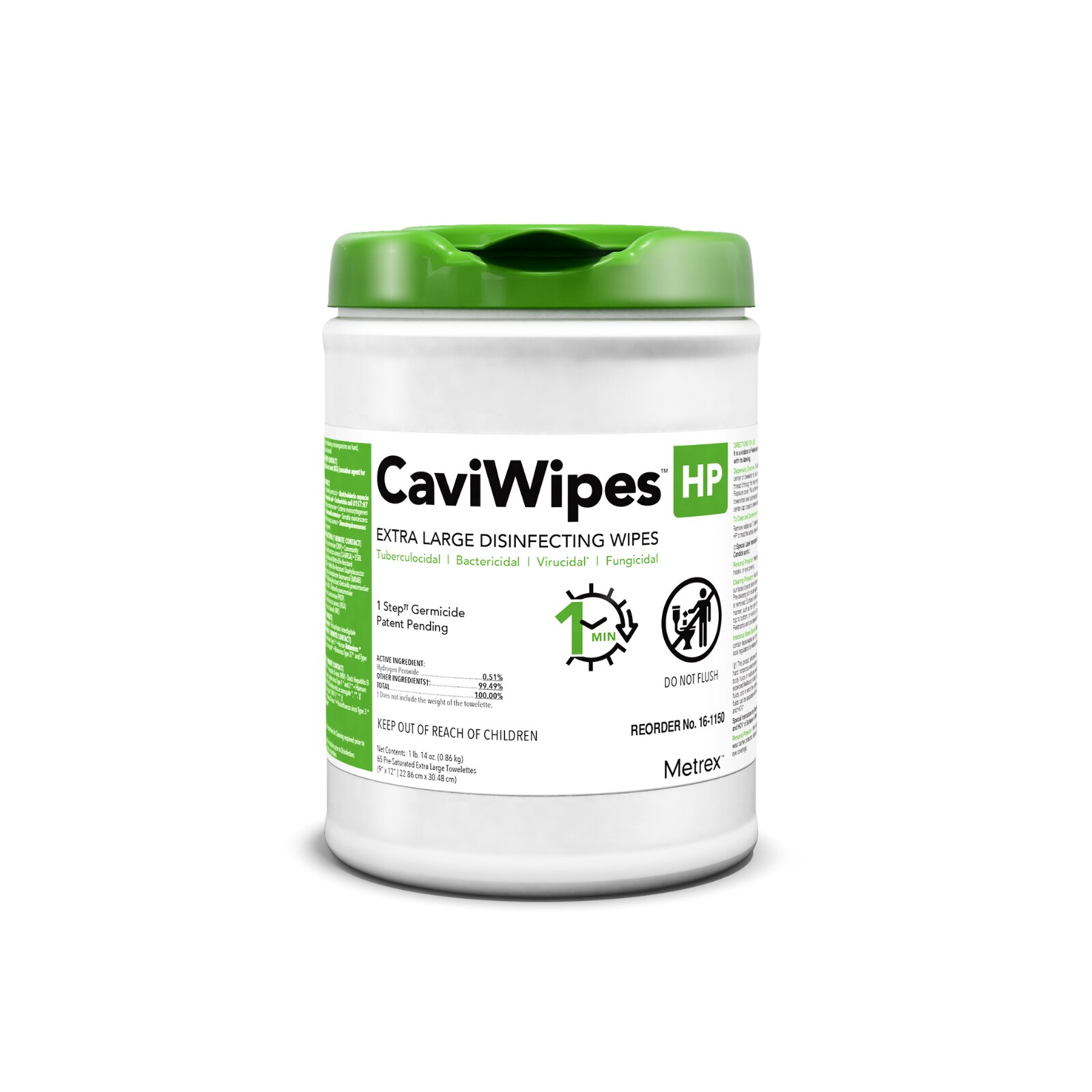 CaviWipes HP Surface Disinfectant X-Large Canister 65/Cn thumbnail 10
