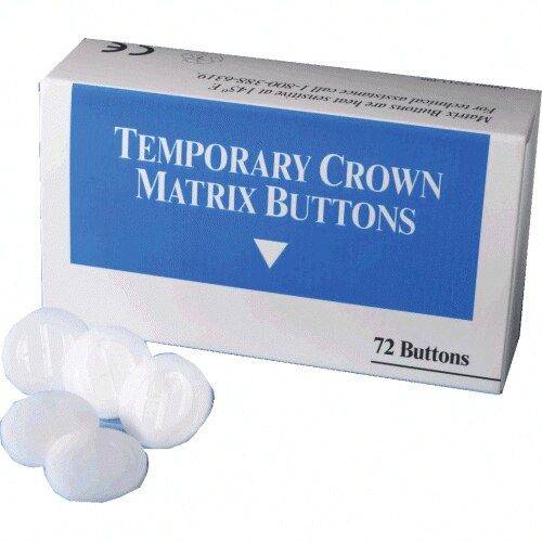 Temporary Crown Matrix Buttons, 72/Pk, 100 thumbnail 10