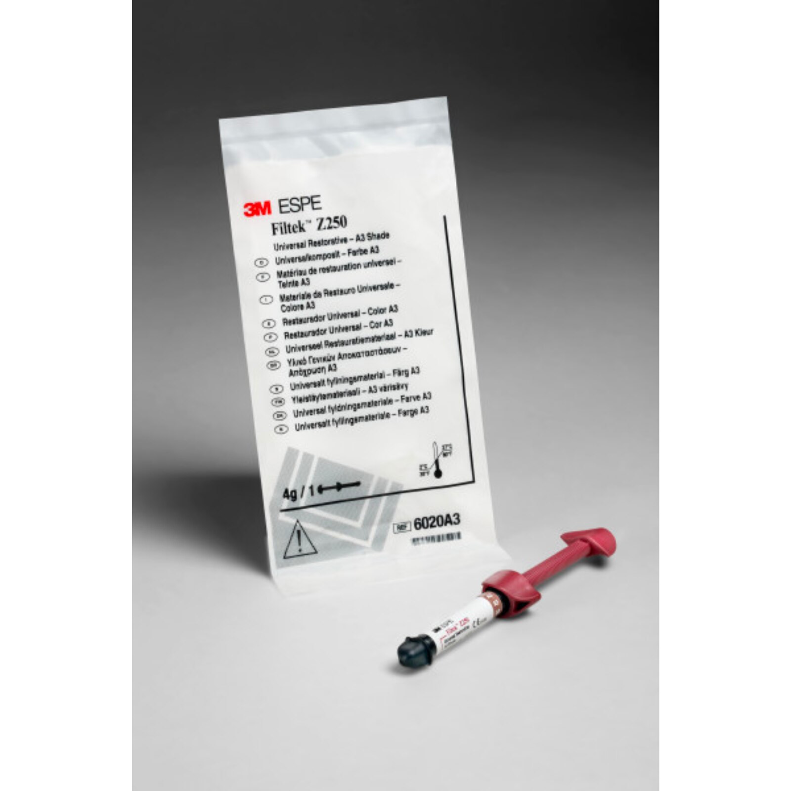 Filtek Z250 Universal Composite, Syringe Refill, 4 g, D3, 1/Pk thumbnail 6