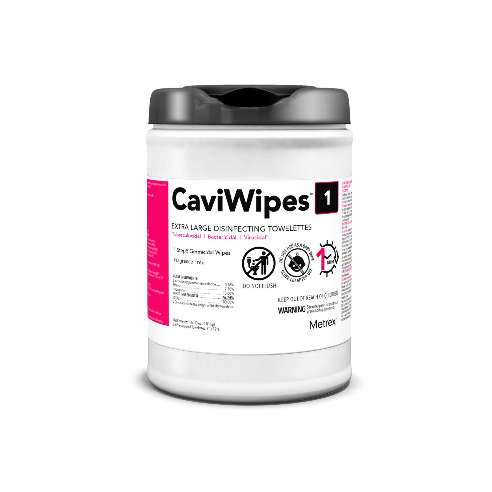CaviWipes1 XL 65/Can x 12/Case product image