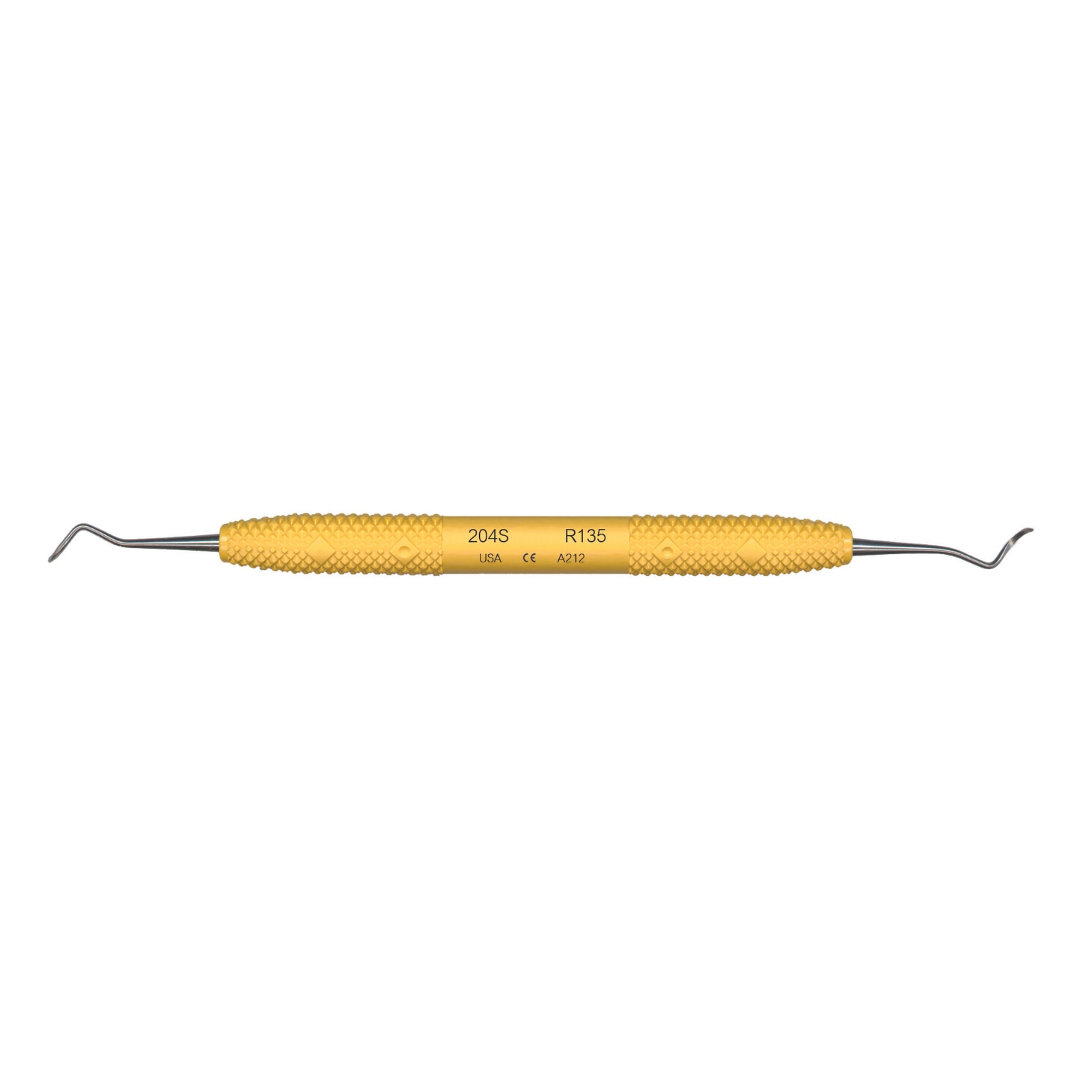 Cruise Line Sickle Scaler, Double-Ended, 204S, Yellow, 1/Pk, R135 thumbnail 6