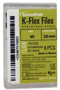 K-Flex Stainless Steel File, 25 mm, # 40, Black, 6/Pk, 15150 thumbnail 9