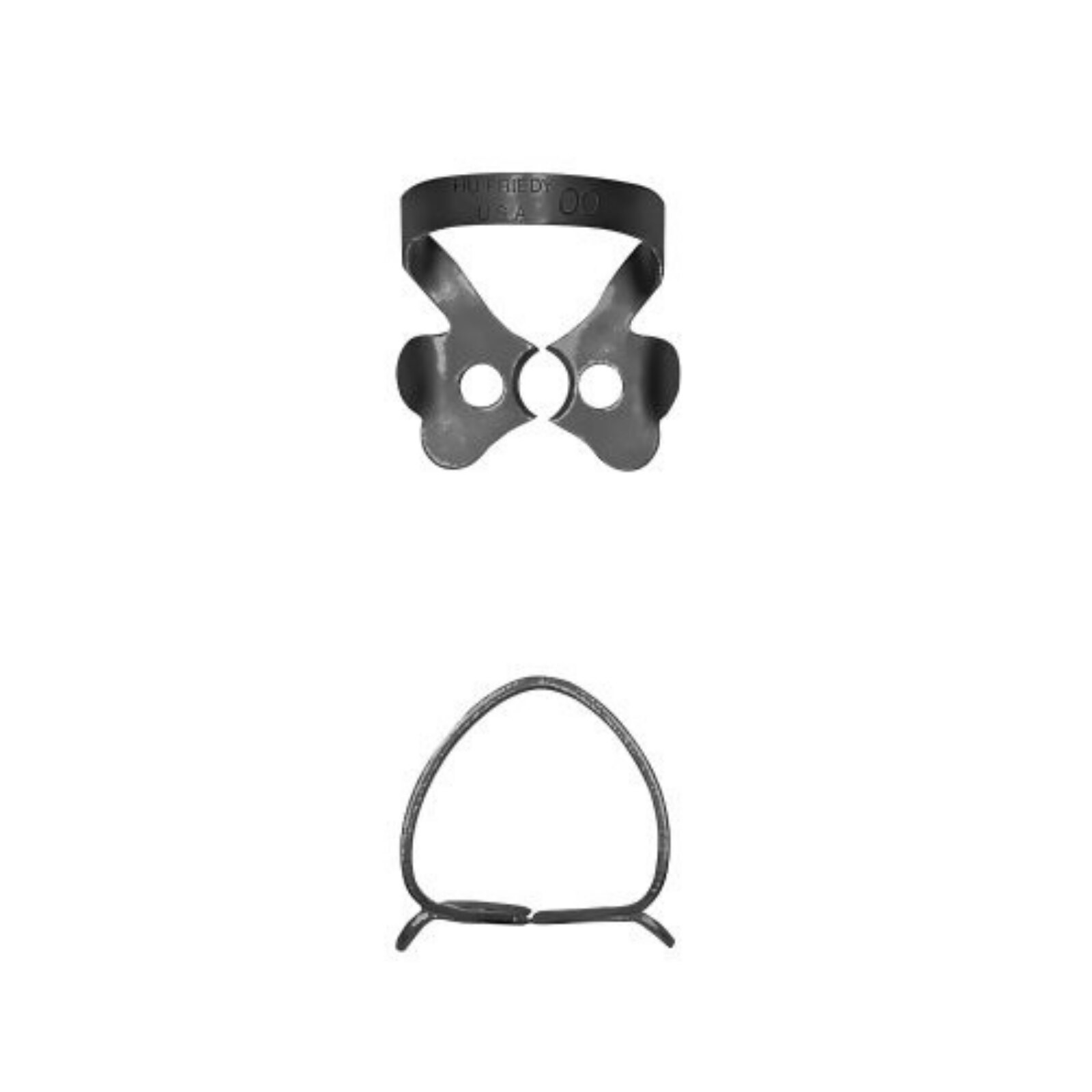 Hu-Friedy Black Line Rubber Dam Clamp Winged Size 00 Ea thumbnail 4