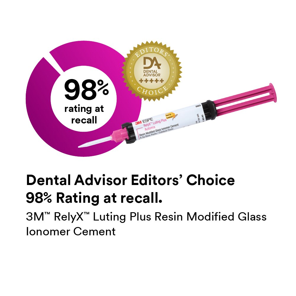 RelyX Luting Plus Automix Cement, Trial Pack, 8.5 g, 1/Pk thumbnail 9