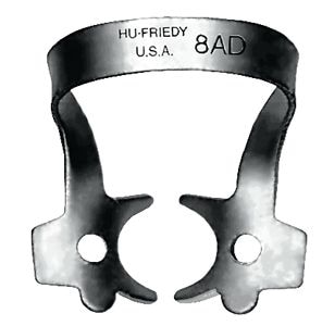 Rubber Dam Clamp, # 8AD, Molars, Satin Steel, 1/Pk, RDCM8AD thumbnail 9