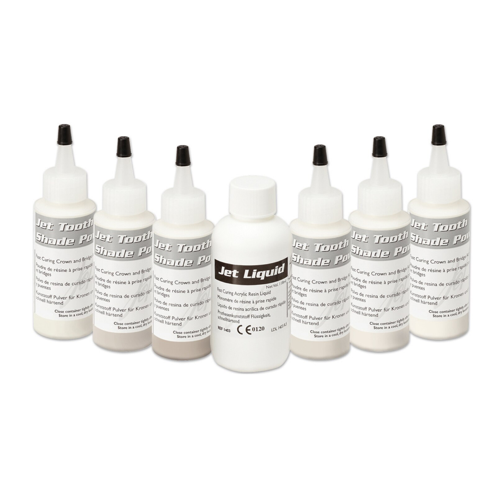 Jet Tooth Shade Acrylic Powder Dark Incisal 16oz product image