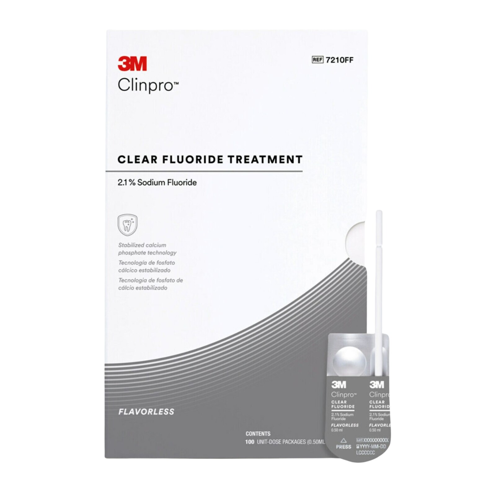 Clinpro Clear Fluoride, Flavorless, Unit Dose, 100/Pk thumbnail 9