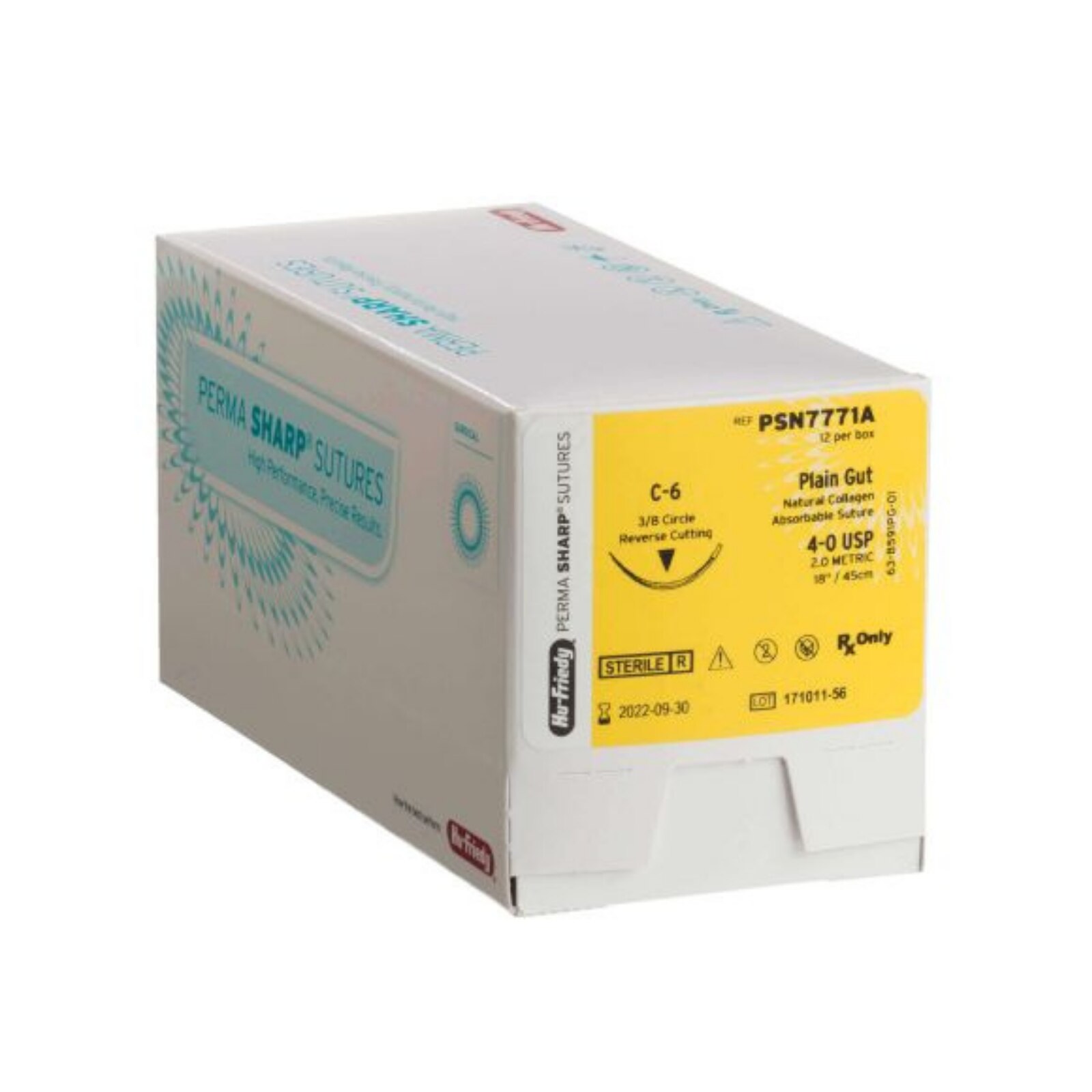 Suture Plain Gut C-19 Needle 5-0 Box of 12 thumbnail 2