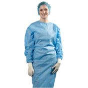 Isolation Gowns Blue 50/Pk