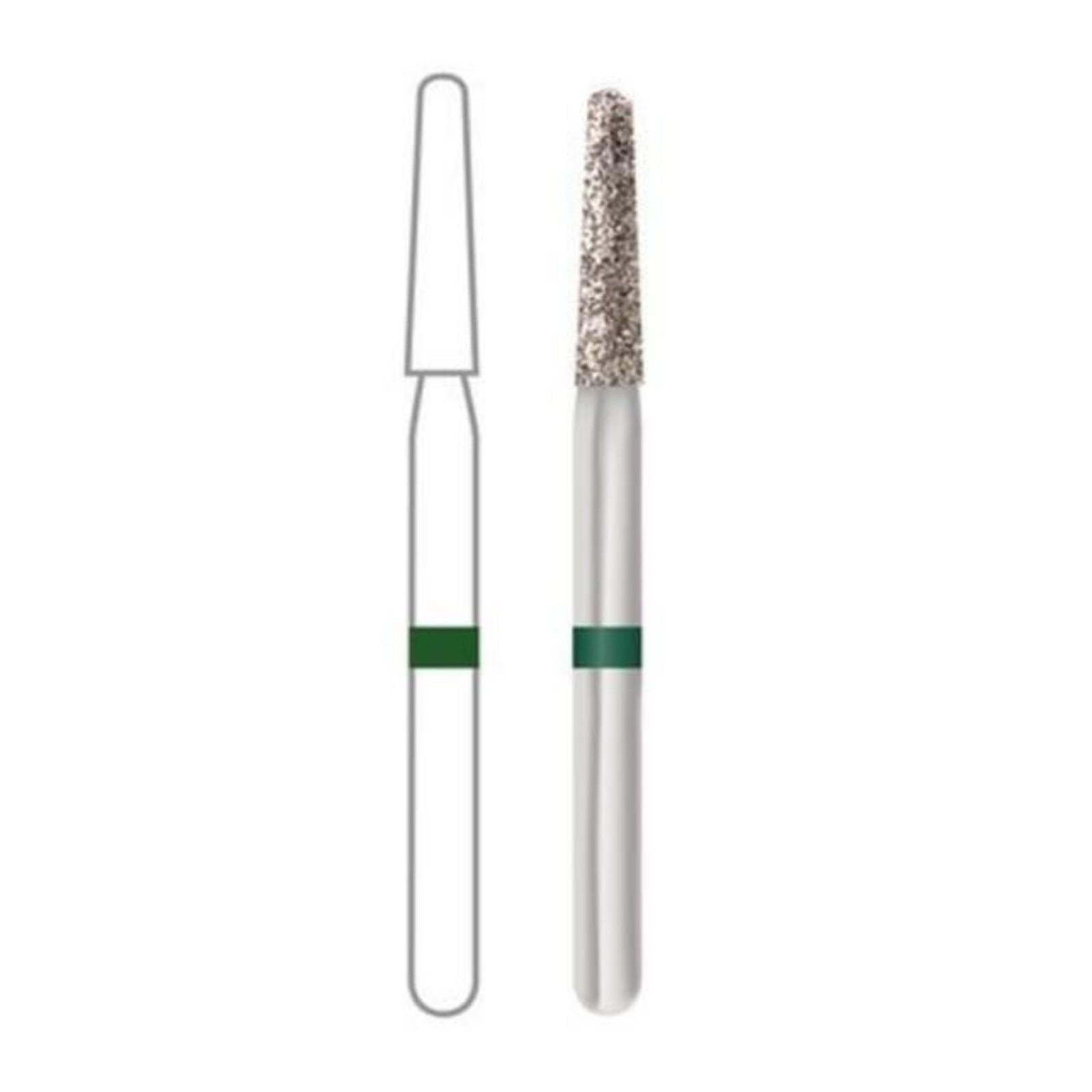 Midwest ONCE Sterile Diamond Burs 856L 016C 25/Pk thumbnail 10
