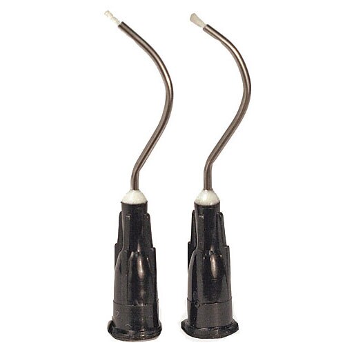 Sol-U-Flo Mini Brush Applicator Tips, 19 Ga, Black, 500/Pk, 312205 product image