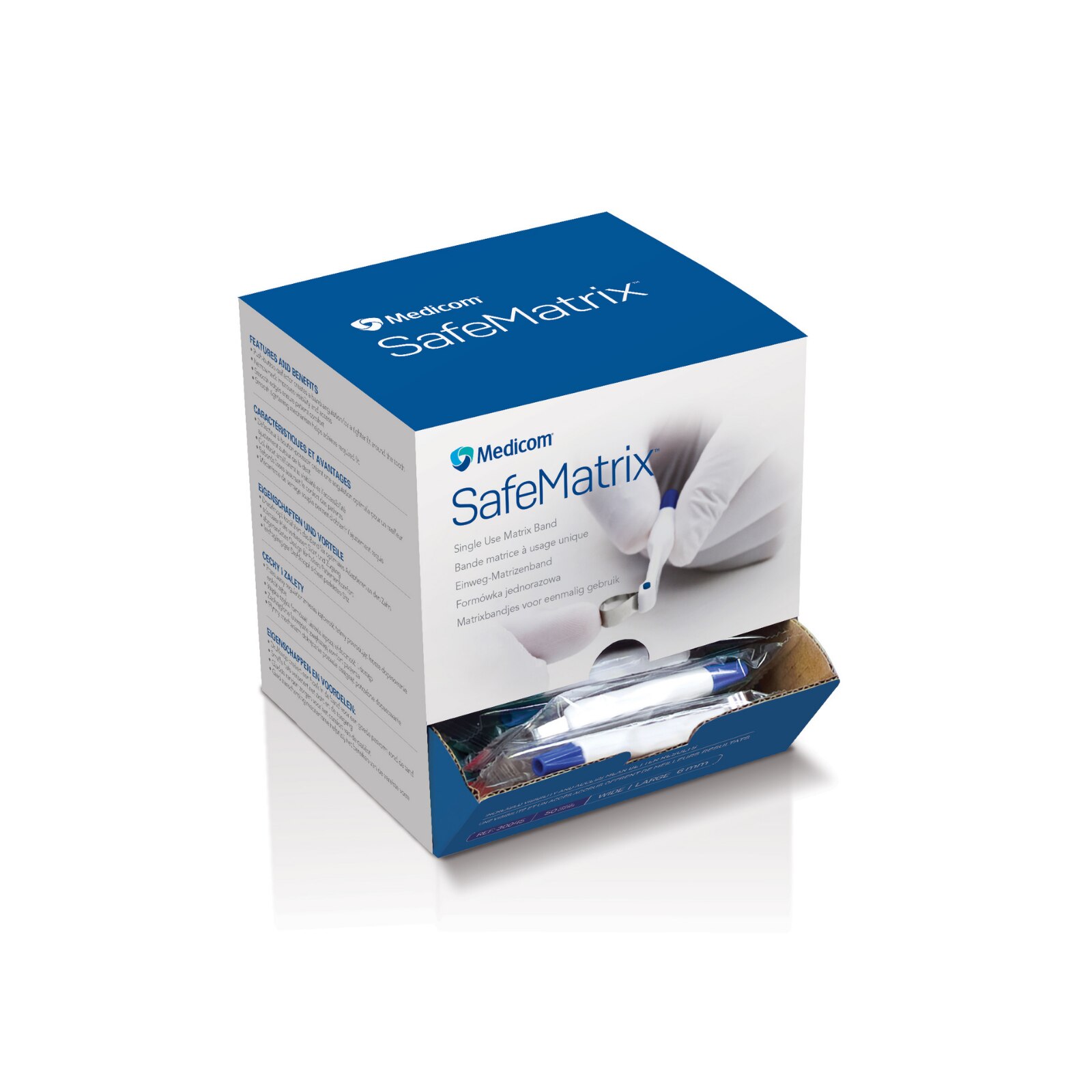 SafeMatrix Bands 6.0mm Wide Blue 50/Bx, 30045 thumbnail 11