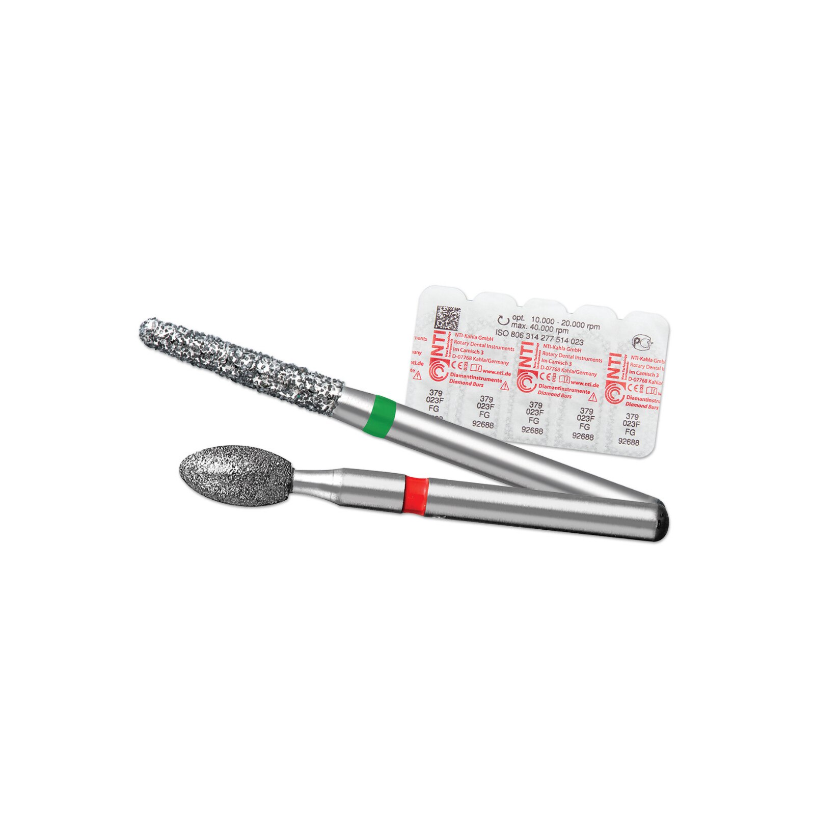 #878K-014 Coarse NTI Diamond Bur Curettage FG Pack of 50 thumbnail 3